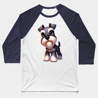 Cute Miniature schnauzer Baseball T-Shirt